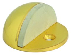 Zarážka dveří kulatá mosaz mat