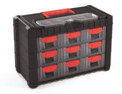 Plastový organizér s 9 šuplíky