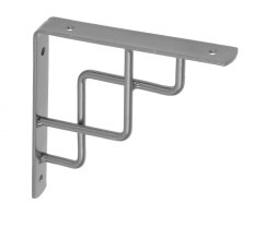 SQ150 sm konzola dekorativní 150x150 stříbrná