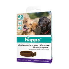 Obojek proti blechám a klíšťatům pro psy 60 cm