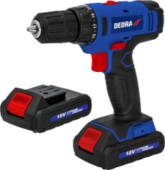 Wiertarko-wkrętarka LI-ION 18V 2X1,5Ah DEDRA dwie baterie