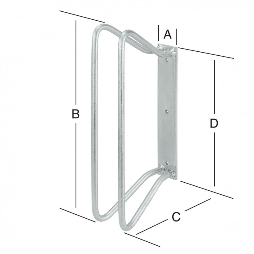 HP Stojan na kolo parkovací 328x72x231 mm