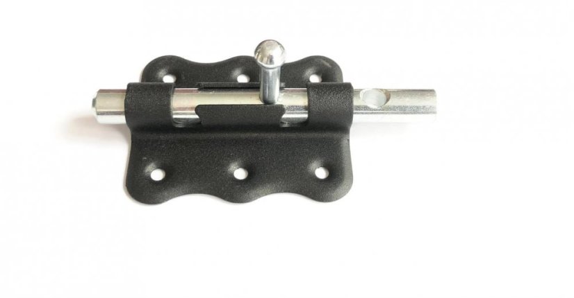 WO 80c Zástrč s kulatým jezdcem 80x60mm černý