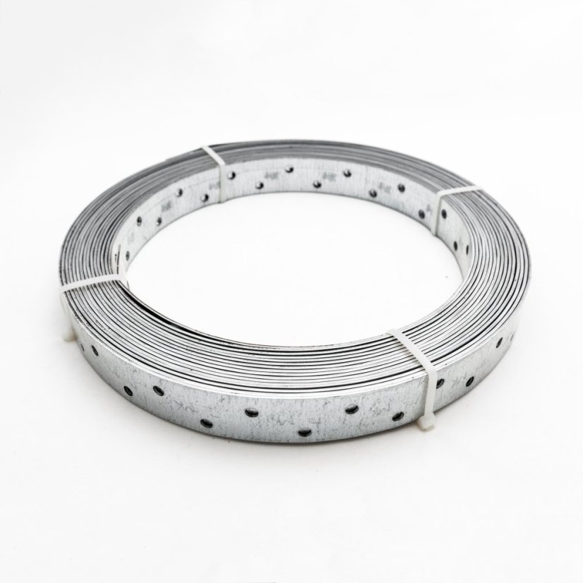 TM 1/10 25x1,0mm páska montážní ocelová pozinkovaná - 10 metru