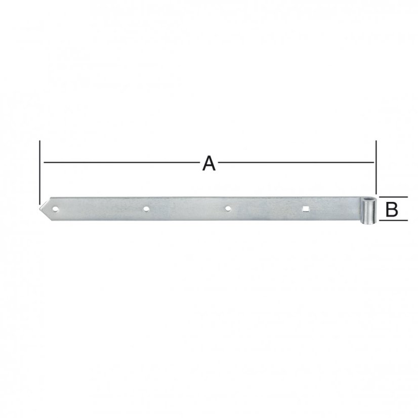 ZP 500/16 Závěs pásový 500x40x5mm d16