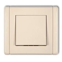 KARLIK jednoduchý vypínač béžový