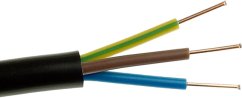 Kabel do země YKY 600V/1000V 4x2,5 - 100m