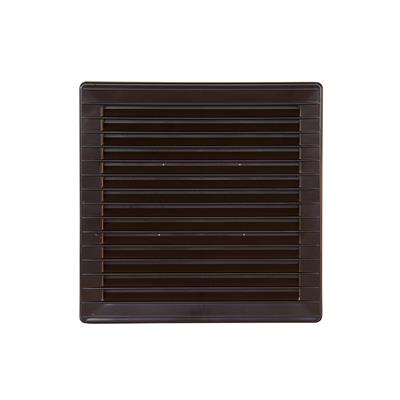 Větrací mřížka se síťkou 140x140 hnědá