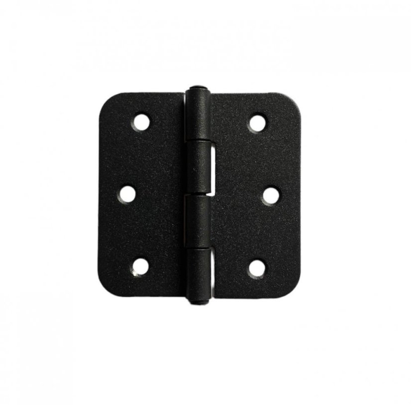 Z 75c Závěs stavební černý 75x75x2mm