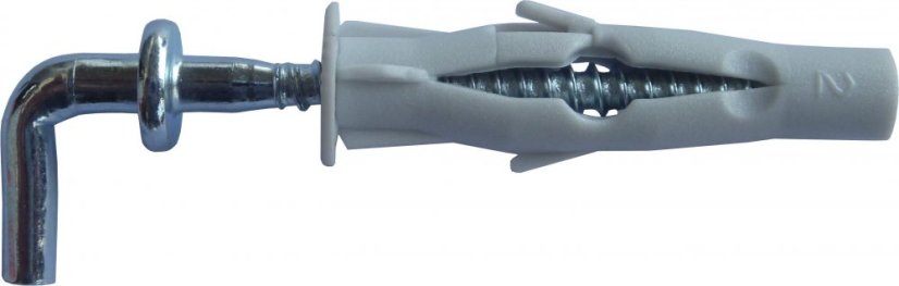 Hmoždinka universální s hákem nylonova 8/4,5x65 - 25ks