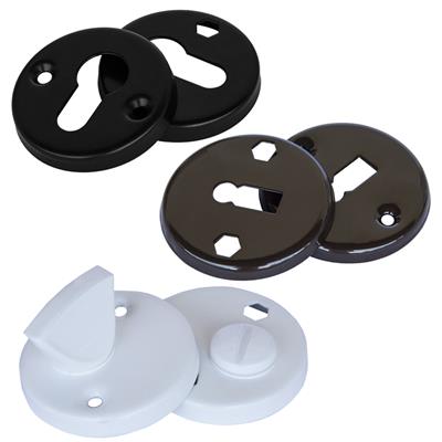 Štít na klíč - dveřní kování černé