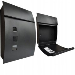 Skrzynka na listy czarna Enzo