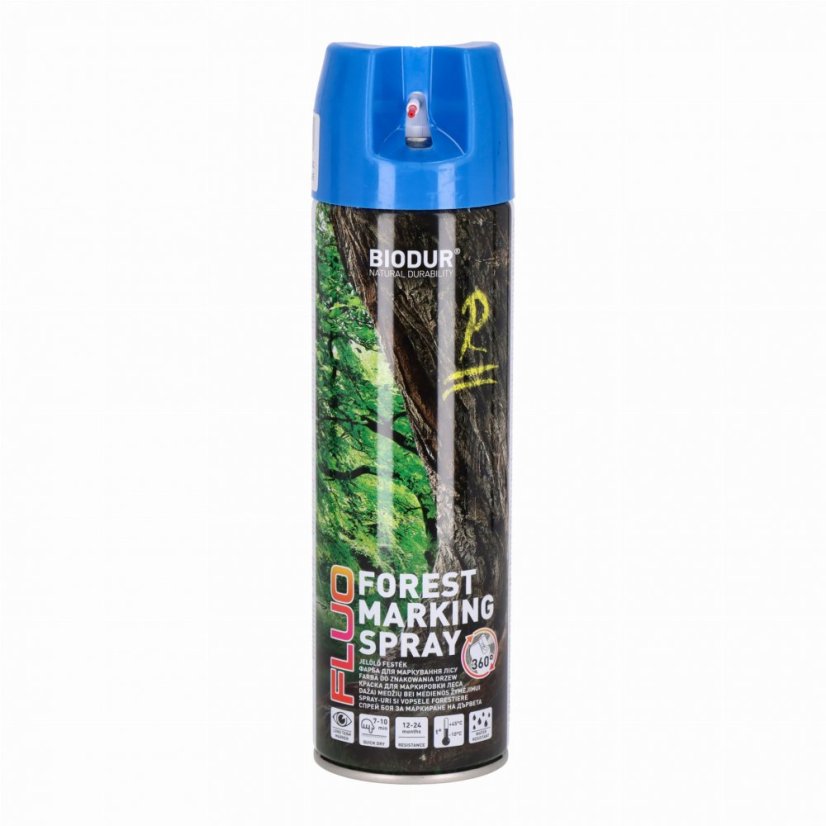 Barva na značení stromů modrá 500ml