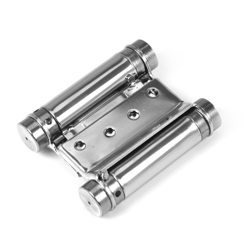 Závěs dveří pružinový (lítačkový) 100mm chromový