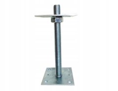 PSR 110s Patka sloupku stavitelná šroubem 110x250mm/M24 svařená