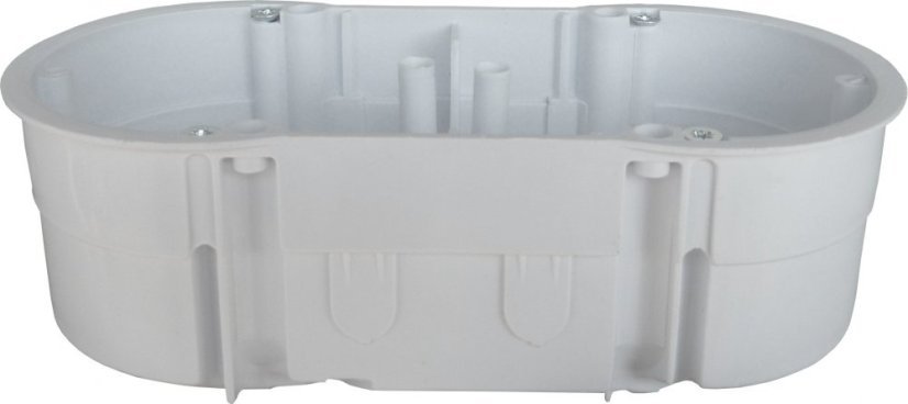 Přístrojová krabice pro povrchovou montáž dvojitá 60mm