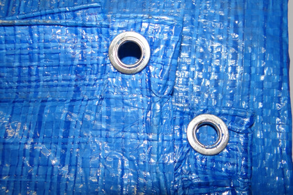 Zakrývací plachta modrá 3x3m 50g/m2