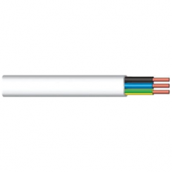 Staveništní kabel YDYp s PVC izolací plochý 450V/750V 3x2,5 - 100m