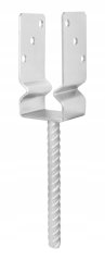 PUZ 80 Podstawa słupa z przetłoczeniem 80x60x4mm