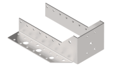 Trámová botka otevřená WB80-180 80x180x2.0mm