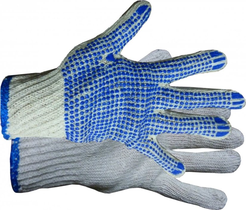 Rukavice s terčíky proti uklouznutí