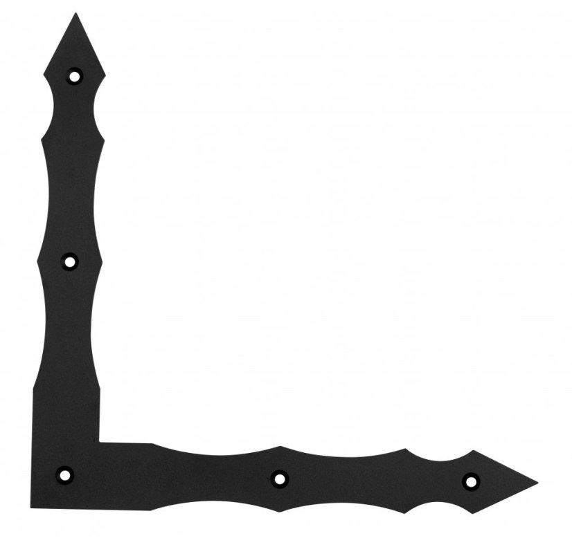 NAD 4c / SNO 4 Narożnik ozdobny 300x300x40x3mm czarny