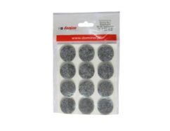 Filcová podložka d28 šedá - 12 ks