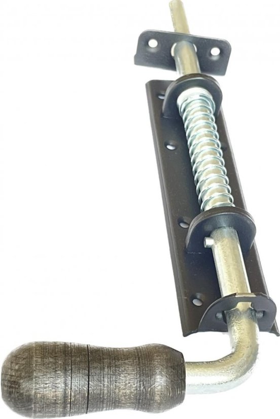 WSP 400c Zástrč pružinová s dřev. koncovkou 400x50mm černá