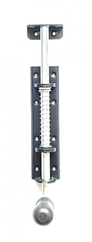 WSP 400c Zástrč pružinová s dřev. koncovkou 400x50mm černá