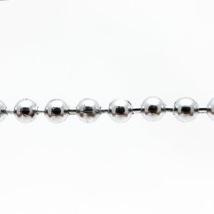 Řetízek korálkový 3,6mm stříbrný