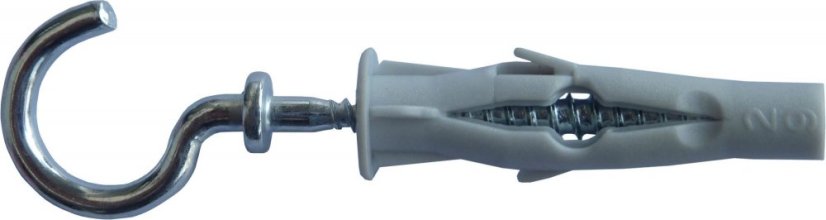 Hmoždinka universální se stropním hákem nylonova 8/4,5x83 - 25ks