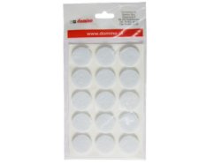 Filcová podložka d25 bílá - 15 ks