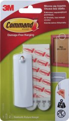 3M Command plastový háček na fotorámeček 20x43cm 1ks, lepicí pásky 2ks