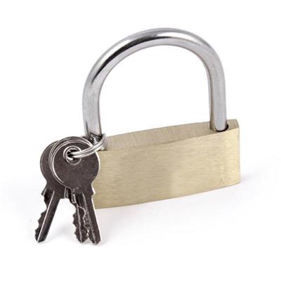 Visací zámek mosazný 50mm