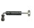 WSPU 200c Zasuwka sprężynowa z rączką drewnianą czarna 200x30mm