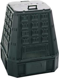 Zahradní kompostér černý 380 L