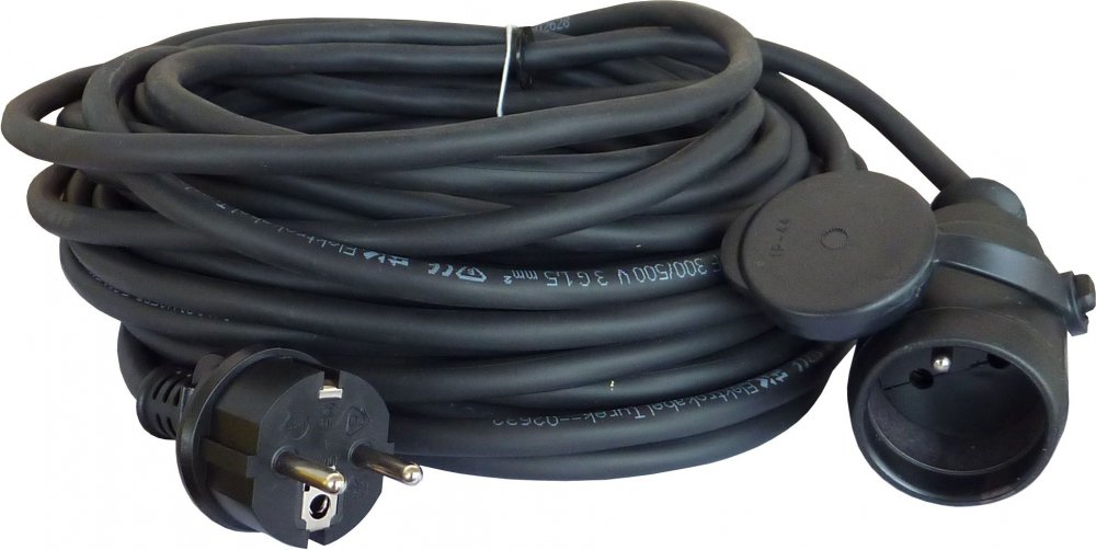 Prodlužovací kabel s uzemněním stavba OW 3x1mm2 30m