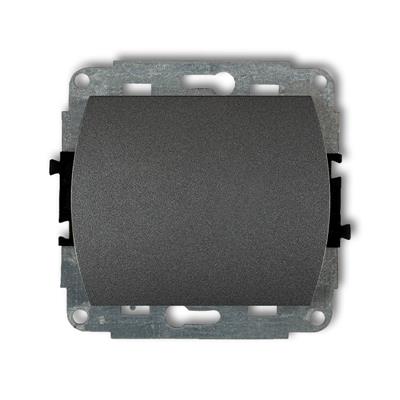 KARLIK Jednoduchý vypínač grafitový