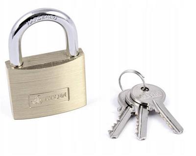 Mosazný visací zámek 60mm