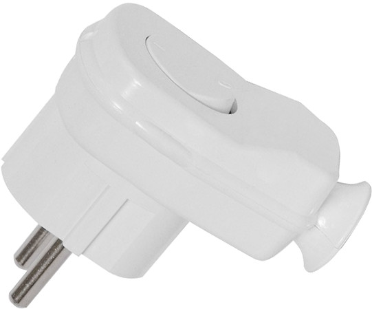 Zástrčka úhlová s vypínačem