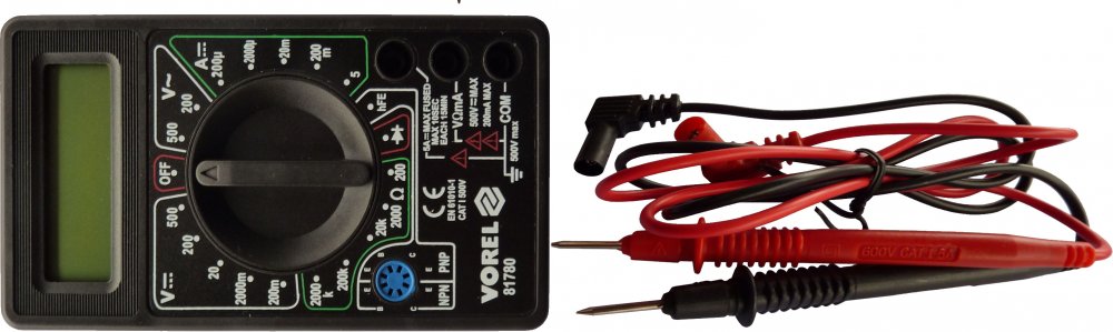 Digitální měřidlo 0-500V