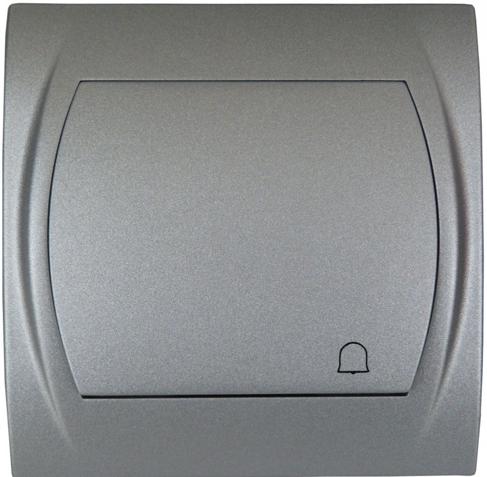 KARLIK zvonkový vypínač bílý