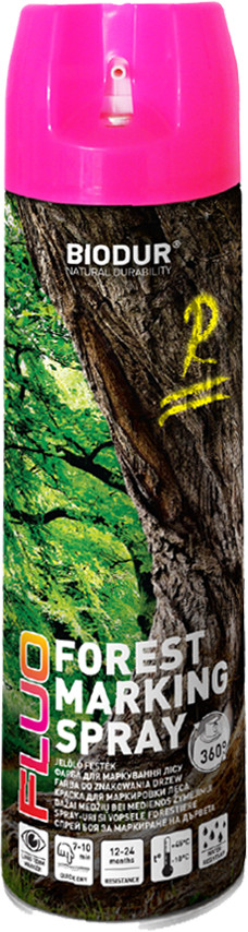 Barva na značení stromů růžová 500ml