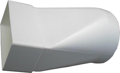 PVC spojka k ventilaci 110x55/100