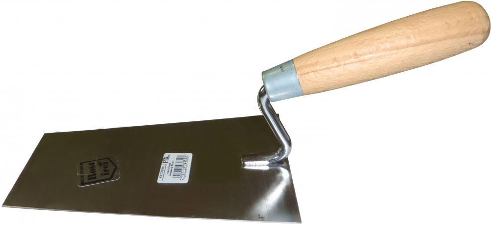 Zednická lžíce trapézová nerezová 13mm