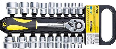 Sada trubkových klíčů s račnovým 8-32mm 19ks