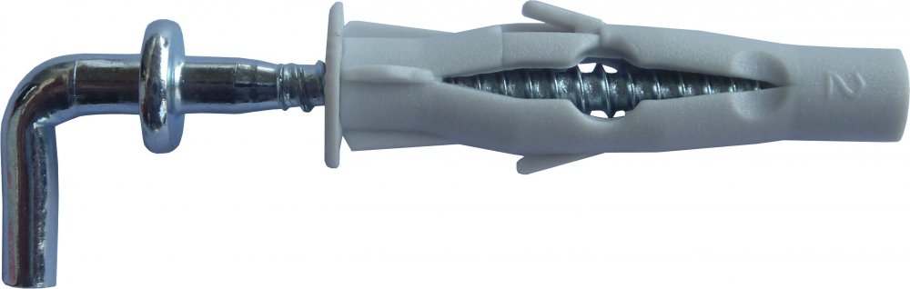 Hmoždinka universální s hákem nylonova 8/4,5x65 - 25ks