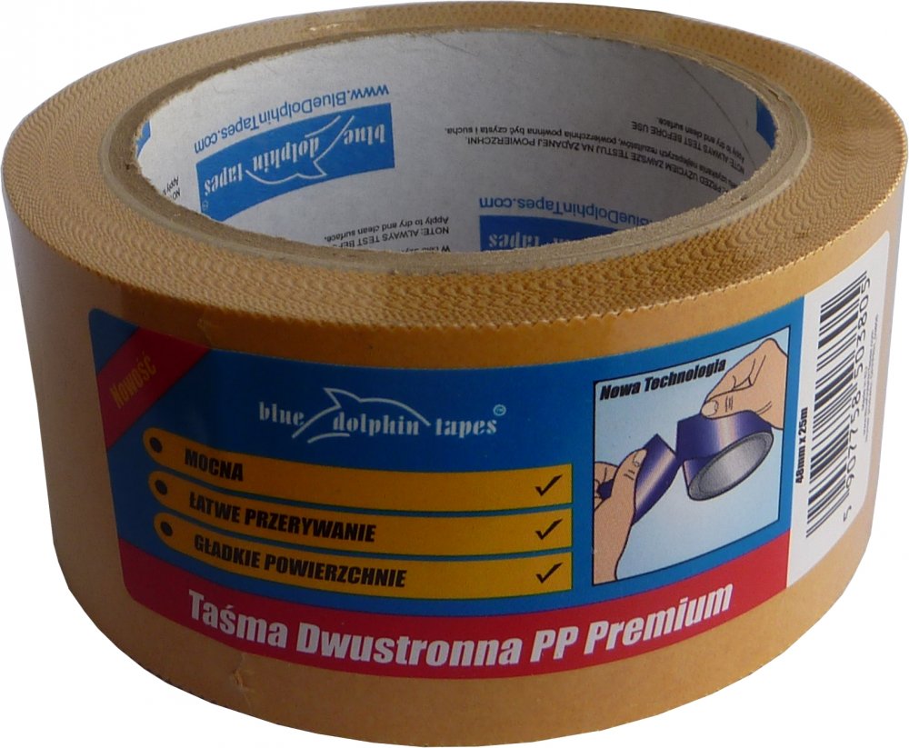 Levně PLX Dvoustranná lepící páska PREMIUM 48mm x 25m