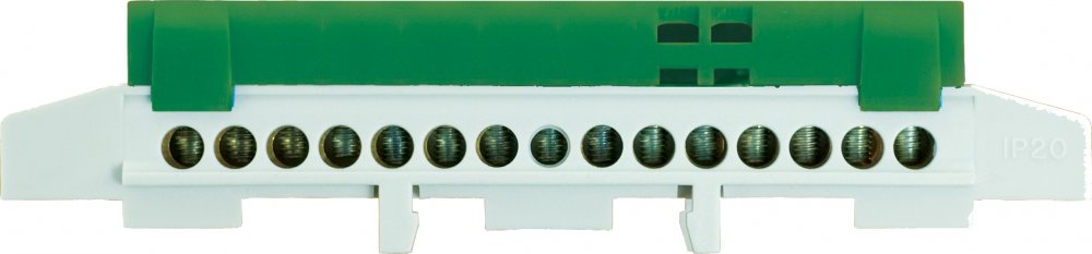 Ochranná svorkovnice IP20 zelená