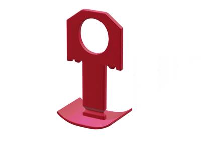 Spona červená 4-8 pro 1,5mm spoj / 100ks